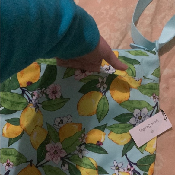 Vera Bradley Lemon Grove Hipster Bag - Blue - Picture 3 of 8